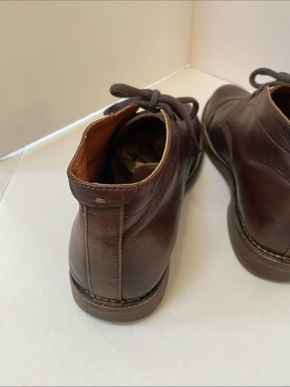 Frye Men's Paul Brown Leather Chukka Boots Size 10 1/2 D Gorpcore Casual Preppy